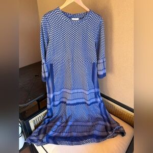NWT Summery Copenhagen Blue Midi Dress